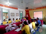 Trường mầm non Tà Cáng xã Nà Tấu tổ chức Hội nghị CBCC,VC năm học 2023-2024