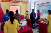 Trường MN Tà Cáng xã Nà Tấu tổ chức Lễ kết nạp Đảng viên năm 2023